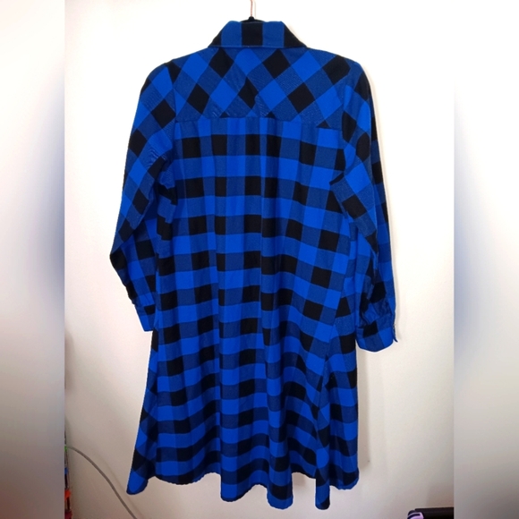 Amazon Blue and Black Asymmetrical High-Low Dress🖤💙 - Picture 5 of 5